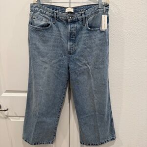 Favorite Daughter Light Blue Cropped Jeans